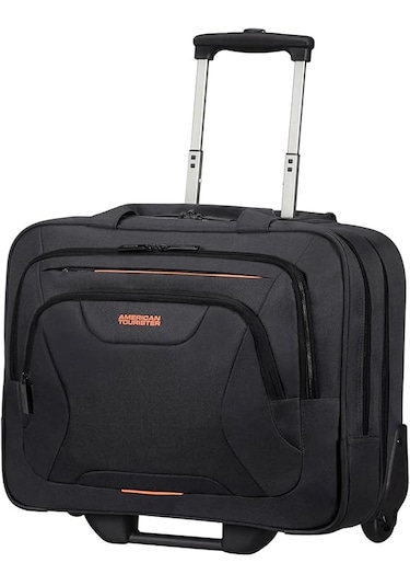Samsonite American Tourister At Work-rollıng Tote Valiz Siyah - Turuncu