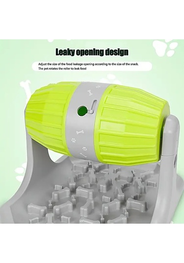 Userfriendly11 Yeşil Büyük Kapasiteli Köpek Besleme Oyuncağı Zihinsel Stimülasyon Ve Yavaş Yemek İçin