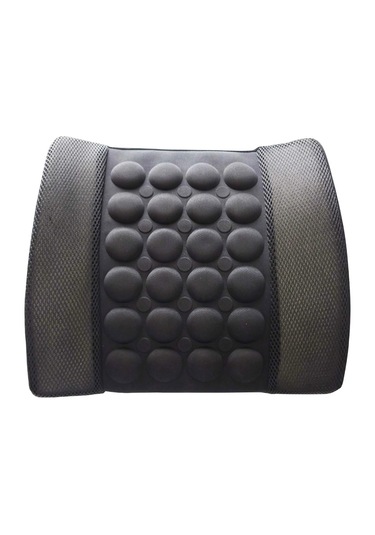 Bel Sırt Arkası Ortopedik Yastık Siyah 1
