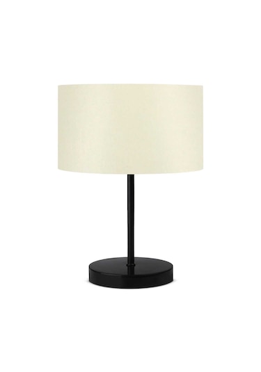 Homing Krem Kumaş Metal Gövdeli Abajur Ayd-2849 Krem