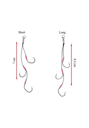 Xesta Triple Claw Deep Tune Long Rigs -1/0-2/0