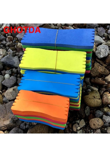 Sarma Kurulu 8 Cm-17 Cm 10 Adet Balıkçılık Kanca Tel Örgü Eva Köpük Plaka Depolama Sarma Hattı Tutucular Aksesuarları Mücadele Pesca 5.5cm X 12cm