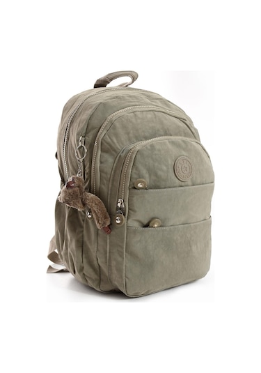 Ultra Hafif Çok Cepli Orta Boy Sırt Çantası Unisex Vizon Model: 571-4c Vizon