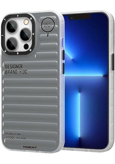 Youngkit iPhone Uyumlu 13 Pro Kılıf YoungKit Plain Coloured Serisi Kapak ZORE-267408