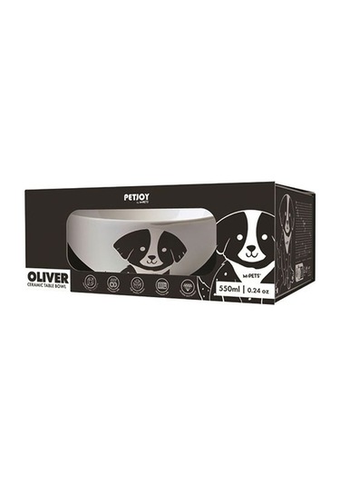 M-pets Oliver Seramik Köpek Mama Kabı 550 Ml 244-51005.01