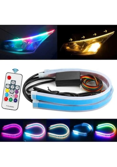 Üstü Kumandalı Far & Far Kayar Led Açılış Animasyonlu 8 Re...