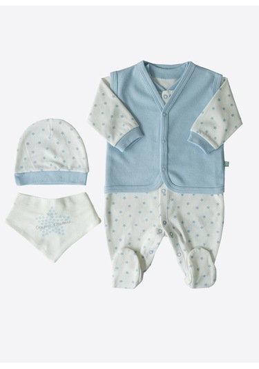 Organik New Dreams 4'lü Takım Mavi Mavi