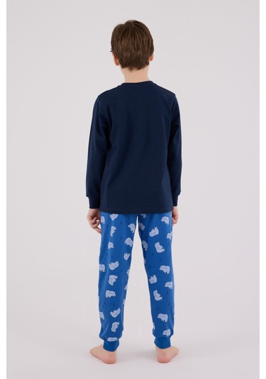 Rolypoly Erkek Çocuk Lacivert Pijama Takımı Rp3667-c-v2