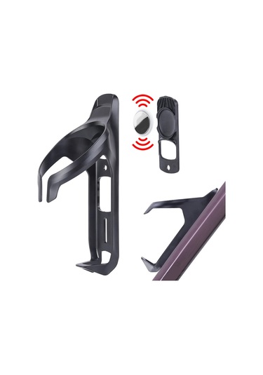 Suntek Bisiklet Su Şişesi Kafesi İçecek Braketi Dışarıda Siyah