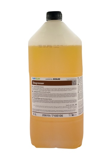 Ecolab Topclın Degreaser Plus Yağ Çözücü Fırın Izgara 5 L