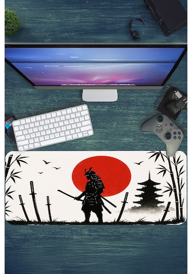 Gaming Oyuncu Xl Mouse Pad Kaydırmaz Dikişli 80 30 Cm Mousepad 31