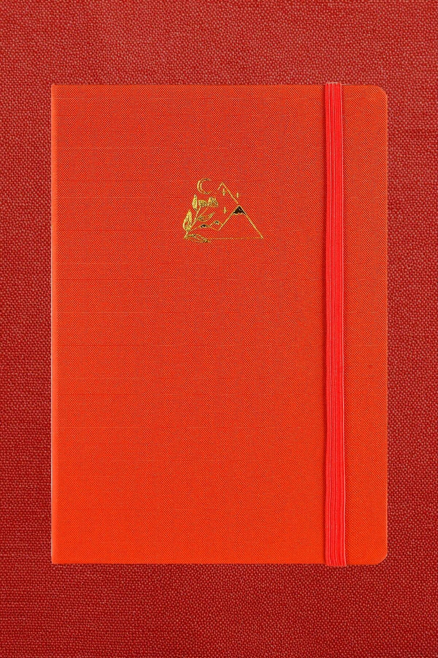 Bujo Kraft Keten Defter 96 Yaprak A5 150 Gr. Kraft Çizgili Turuncu