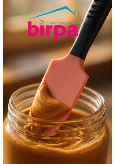 Soft Grip Silikon Spatula Paslanmaz Çelik
