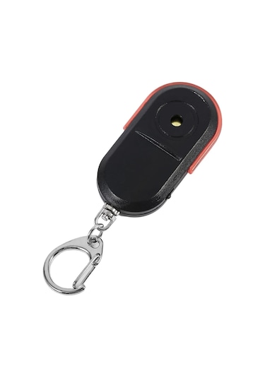 Sones 5 Adet Taşınabilir Anti-kayıp Alarm Anahtar Bulucu Kablosuz Düdük Sesli Led Işıklı Konum Belirleyici Bulucu Kırmızı