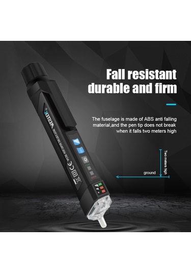 Yifomall Mestek Akıllı Temassız Voltaj Test Kalemi, Ac 12v-1000v Algılama, Duvar İçi Kablo Tespiti, Pil Dahil Değil