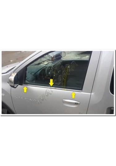 Markadan Dacia Lodgy Krom Cam Çıtası 2012 Sonrası 4 Parça Paslanm