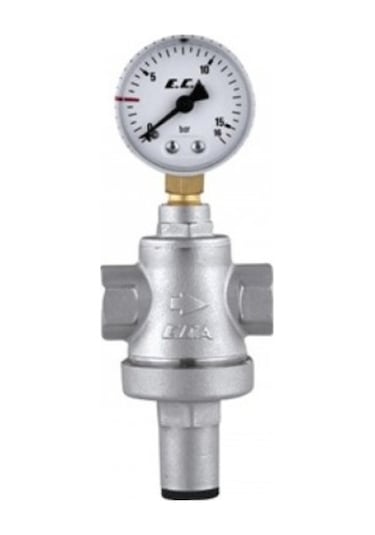 Eca 1/2 Manometreli Basınç Düşürücü Valf Pistonlu 602111005