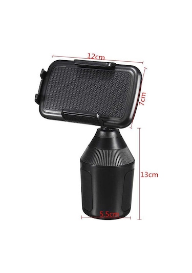 Araba Araç İçi Telefon Tutucu Bardaklık Girişi İçin Uyumlu Güvenli Sürüş, Otomatik Mekanizma Sistemi