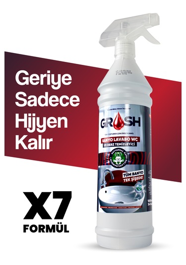 Ultra Güçlü Banyo Temizleyici Ve Kireç Çözücü Sprey Büyük Boy