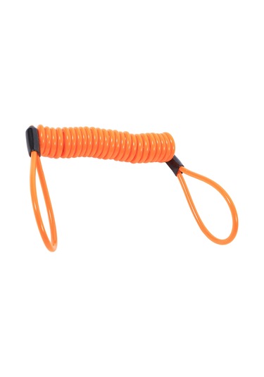 Ximistore9 Motosiklet Disk Kilidi Uyarı Kablosu Sarı - 1.25m Genişletilebilir, Çelik Konstrüksiyon, Kilidi Ve El Tutucuyu Bağlar, Hasarı Önler