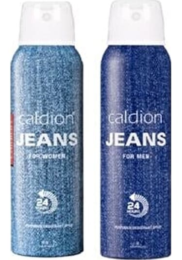 Caldion Jeans Erkek Sprey Deodorant 150 ML + Caldion Jeans Kadın Sprey Deodorant 150 ML