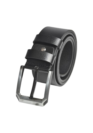 Deepsea Erkek Siyah %100 Hakiki Deri Spor Kot Kemeri 4,5 Cm Kot Ve Kanvas Pantolonlara Uygun Kemer 2502634 Siyah