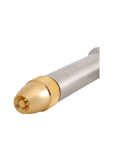 Singree Dayanıklı Metal Bahçe Hortumu Nozulu - Yüksek Basınçlı, Ayarlanabilir Su Püskürtme Gümüş