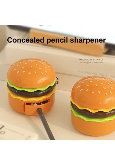 Jeemson Usb Hamburger Figürlü Mutfak Temalı Ambiyans Lambası - 400mah Sarı Renkli Masaüstü Aydınlatma Dekorasyonu Diğer