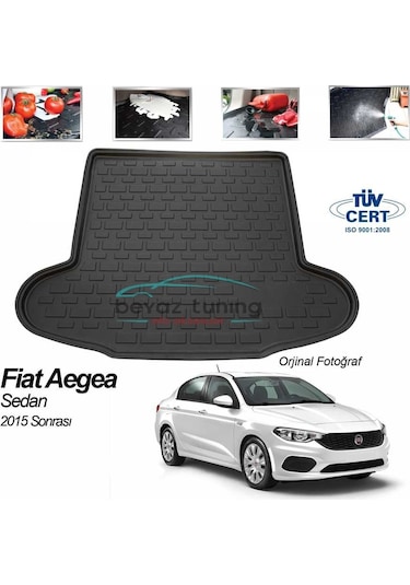 Fiat Egea Bagaj Havuzu Paspası 2015 Sonrası Sedan