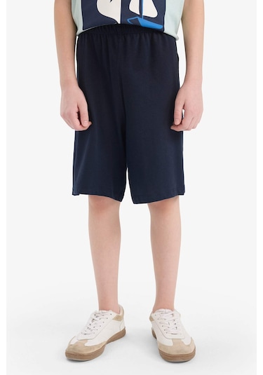 DeFacto Erkek Çocuk 2'li Takım Baskılı Kısa Kollu Tişört Şort F1228A825HSTR107