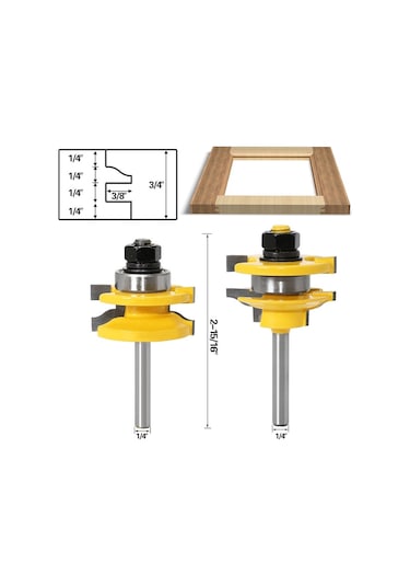 Sones 3 Adet/takım 1/4 Saplı Ev Tipi Kesme Makası Ağaç İşleme Gravür Freze Kesici