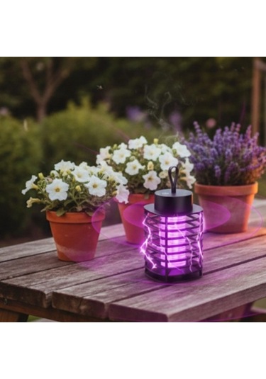 Otomatik Akıllı Sivrisinek Öldürme Lambası Şarj Elektrik Çarpması Sivrisinek Kovucu Lamba Öldürmek M