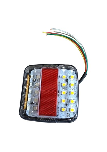 Xindoker 12v 26 Led Evrensel Kenar Feneri, Durma-tail-ısaret Işıkları, Trafik Güvenliği, Karavan-tır-van Uyumlu, Suya Dayanıklı, Kolay Kurulum 2 Adet