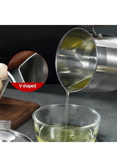 Techbloom 1 Adet Premium 304 Paslanmaz Celik Yumurta Aki Ayirici Without Lid1 Saglikli Pisirme Ve Firin İcin Kolay Yumurta Sarisi Ve Protein Ayirma Ahşap