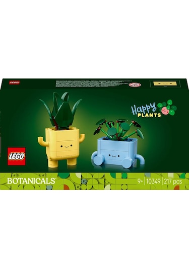 LEGO® Botanicals Mutlu Bitkiler 10349 - 9 Yaş ve Üzeri Çocuklar için Dekoratif Çiçek Yapım Seti (217 Parça)