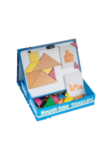 Diy Toy Manyetik Tablet Tangran Eğitim Seti