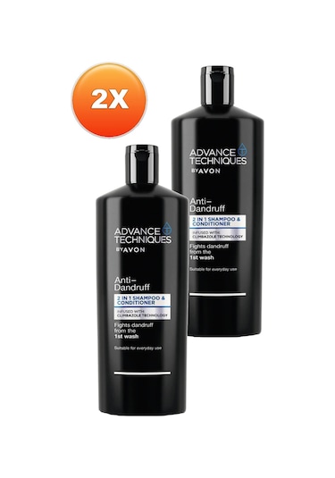 Avon Advance Techniques Kepek Önleyici 2'si 1 Arada Şampuan Ve Saç Kremi 2 x 700 ML