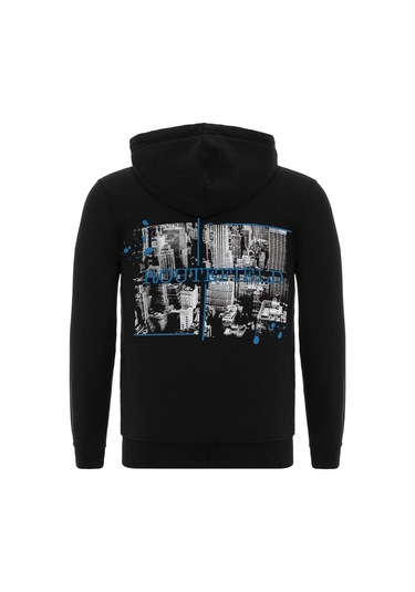 Routefield House Erkek Sweat-001 Siyah