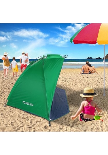 Pazly Tomshoo Açık Spor Güneşlik Çadırı Balıkçılık Piknik Plaj Park Yeşil Yeşil