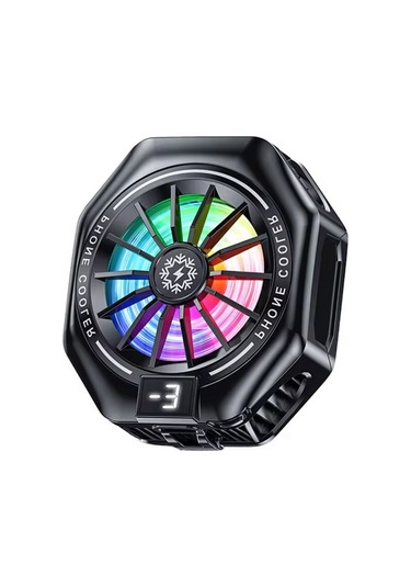 Bl-01 Manyetik Cep Telefon Soğutma Fanı Radyatör Soğutucu Kablolu Işıklı Dereceli