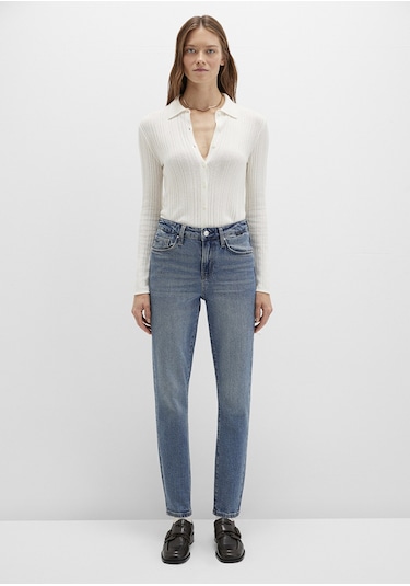 Mavi - Cindy Classic Denim Gölgeli Indigo Mavisi Jean Pantolon 100277-90498 Mavi