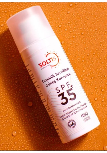 Soltis Organik Sertifikalı Güneş Koruyucu Krem Spf 35+ 50 ML