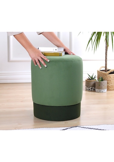 Lorencehome Lorence Home / Ropp Puf - Yeşil