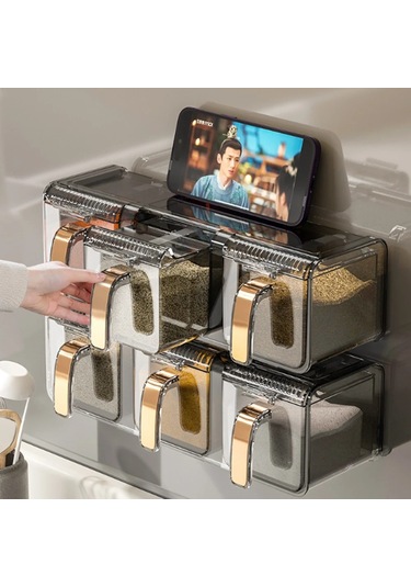 Ambition Green-mutfak Baharat Kutusu Baharat Depolama