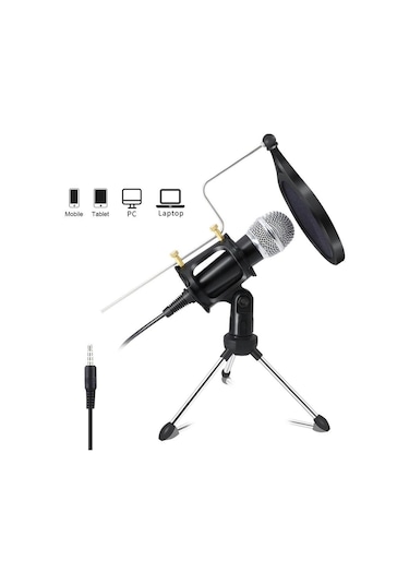 Techtic Kayıt Mikrofonu Kondenser El Mikrofonu