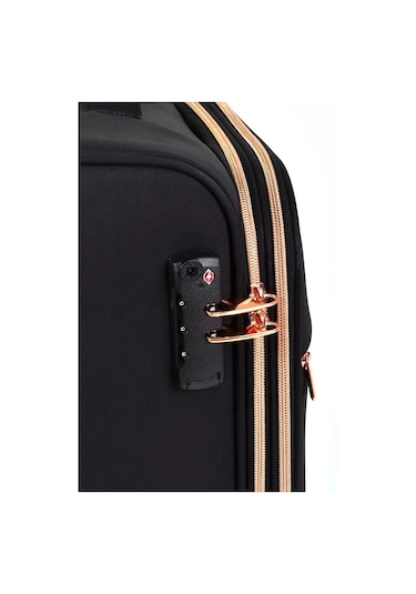 Fossil Unisex Kabin Boy Kumaş Valiz 027-03 Siyah