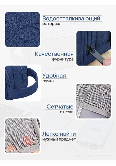 Shine Love Kablo Çantası 250884215 Mavi