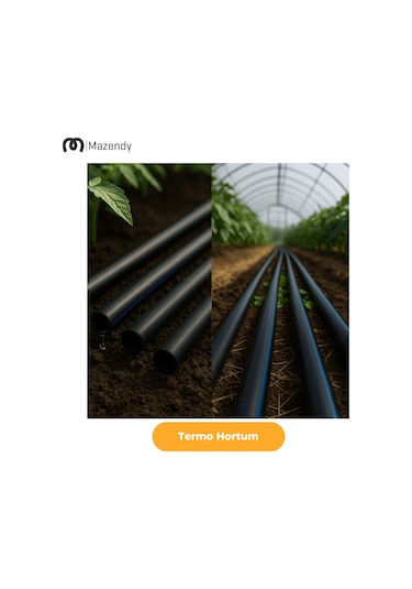 3/4" 19 Mm Çap 90 Metre Termo Kauçuk İplikli Pvc Bahçe Sulama Hortumu Esnek Dayanıklı