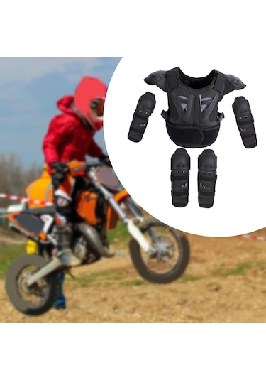 Suntek Çocuk Motosikleti Tam Vücut Zırhı Takım Elbise Erkek