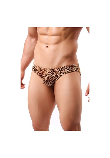 Merry See Leopar Desenli Erkek Slip (402443457) Çok Renkli
